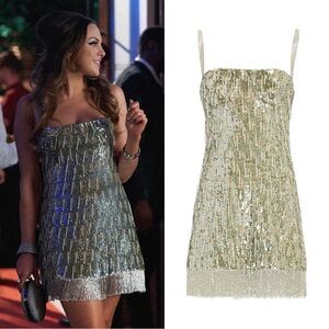 Alexis Gold Sequin Mini Dress